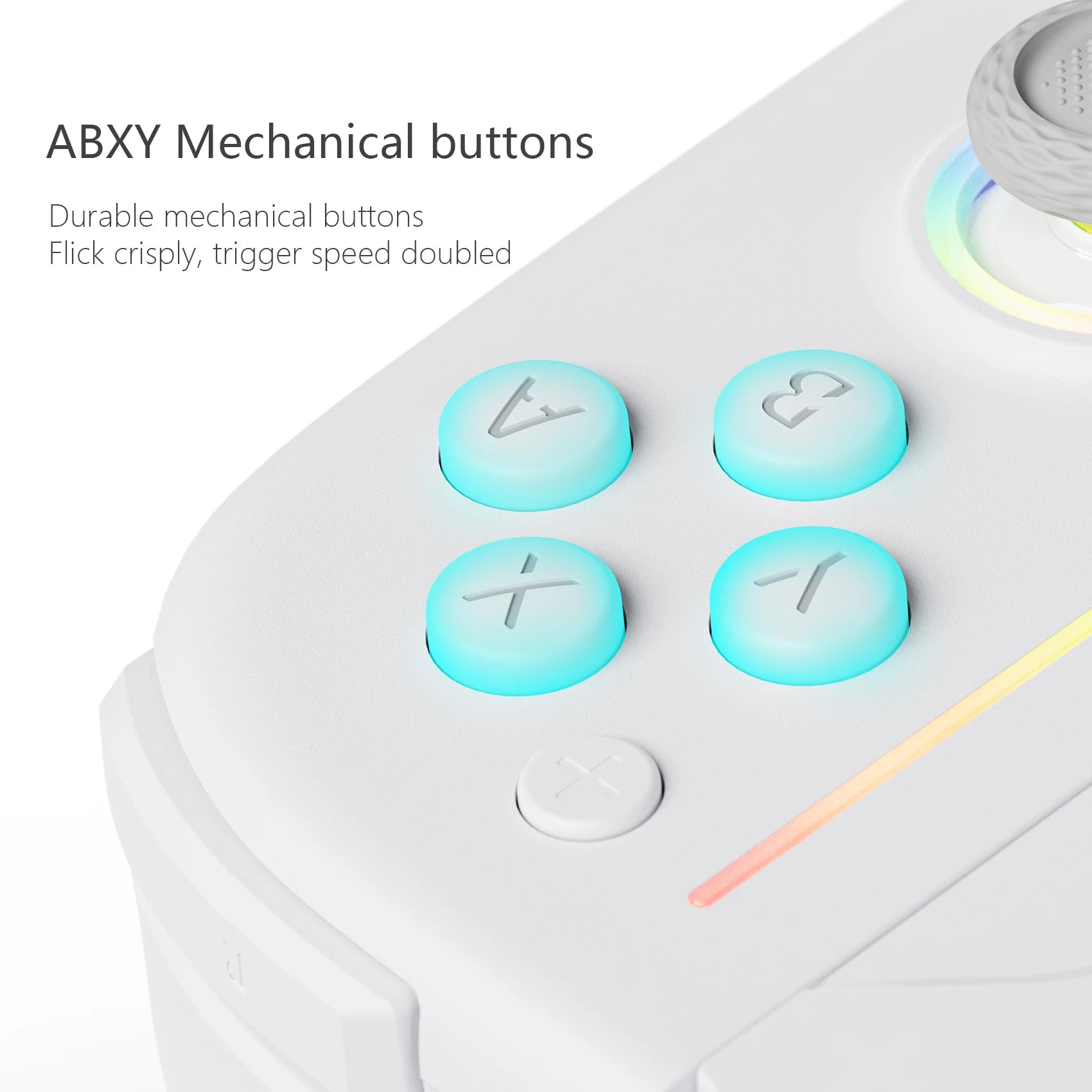 LinYuvo Wireless Switch Controller KS52 for Nintendo NSOLED,Wireless Joypad Controller with Adjustable Vibration&Large Battery