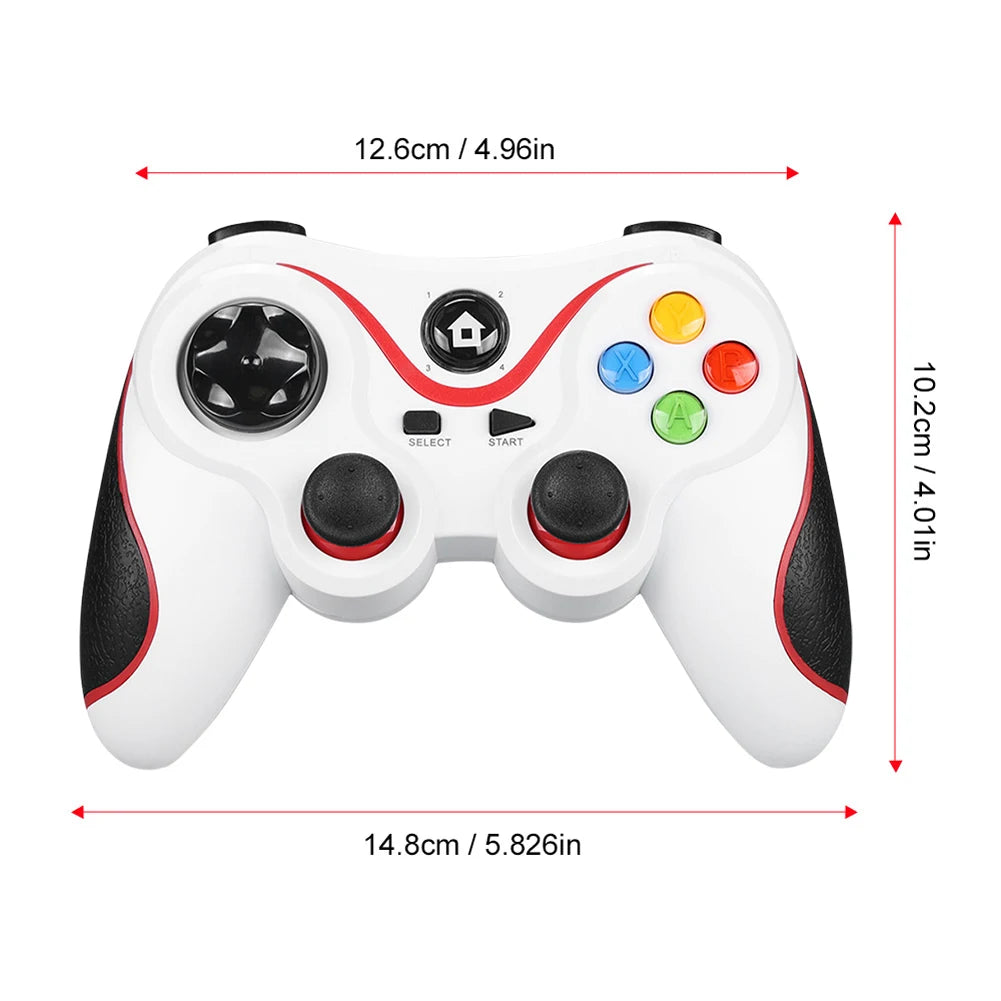 V8 2.4G Wireless Game Controller Gamepad Joystick Dual Vibration Controller Gamepad for AndroidiOSPCPS3SwitchMobile Phone