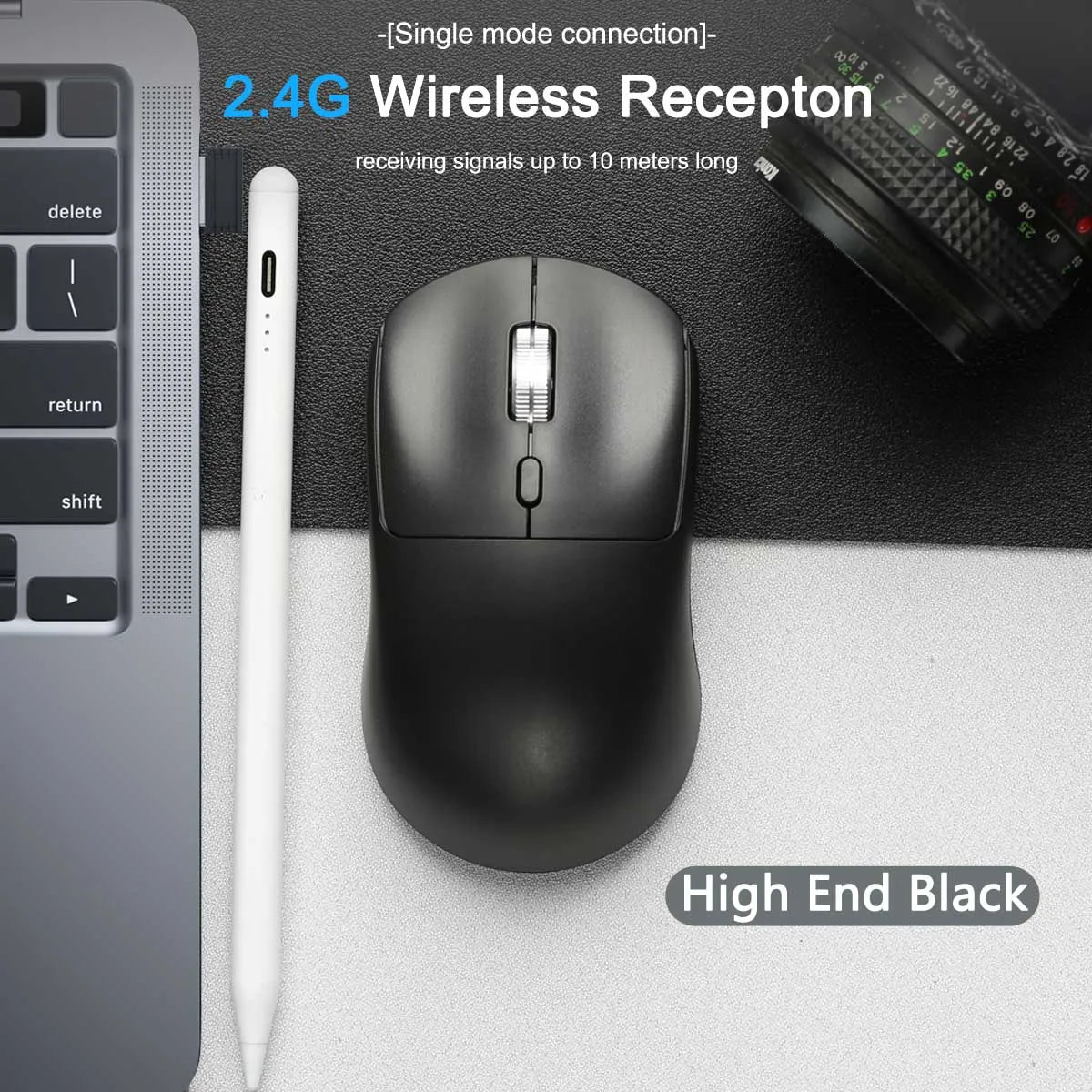 Ergonomic Wireless Mouse for PC Computer Laptop Macbook 1600DPI 2.4Ghz USB Receiver Mouse for IOS Android Tablet Gaming Mouse