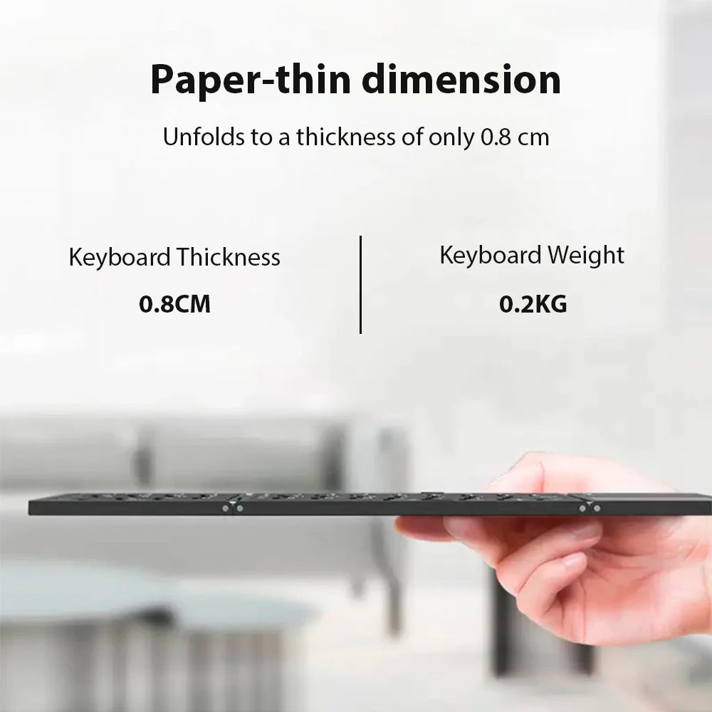 New Folding Keyboard For Xiaomi Samsung iPad Mobile Phones Tablets PC Multiple Devices To Connect Bluetooth Wireless Keyboard