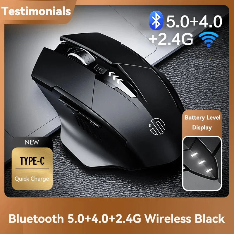 INPHIC F1SF1A1 2.4G Wireless Mouse 500mAh Ergonomic Rechargeable Silent Mouse Office Home Laptop Desktop Computer Universal